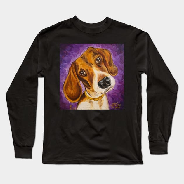 Arrogant Puppy Long Sleeve T-Shirt by EssexArt_ABC